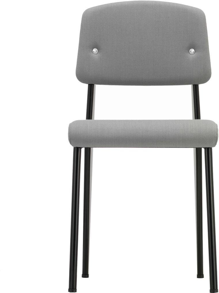Vitra Standard SR gestoffeerde stoel Volo 14 onderstel zwart