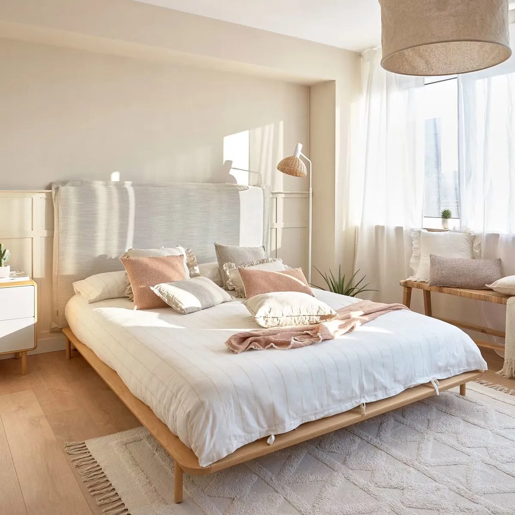 Kave Home Anielle Japandi Bedframe Hout 180x200 Cm