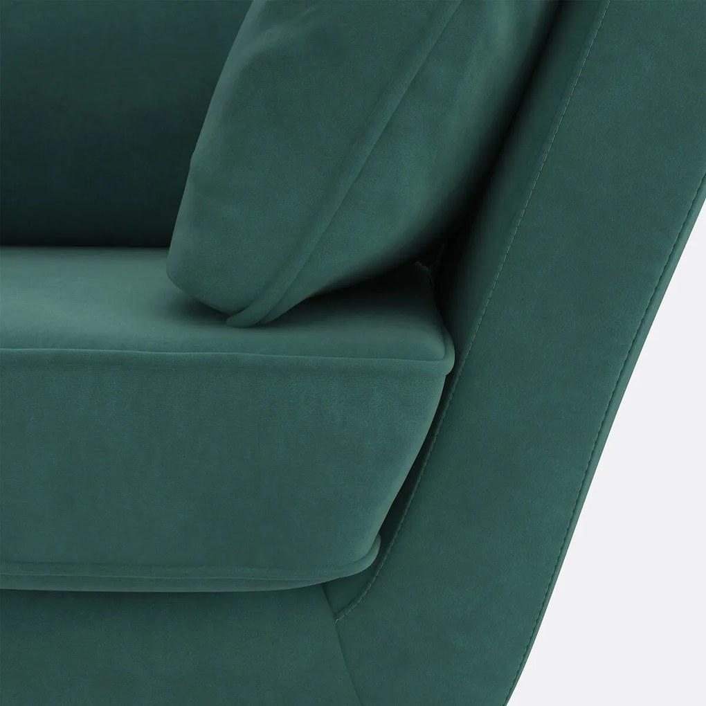 Fauteuil in fluweel Topim