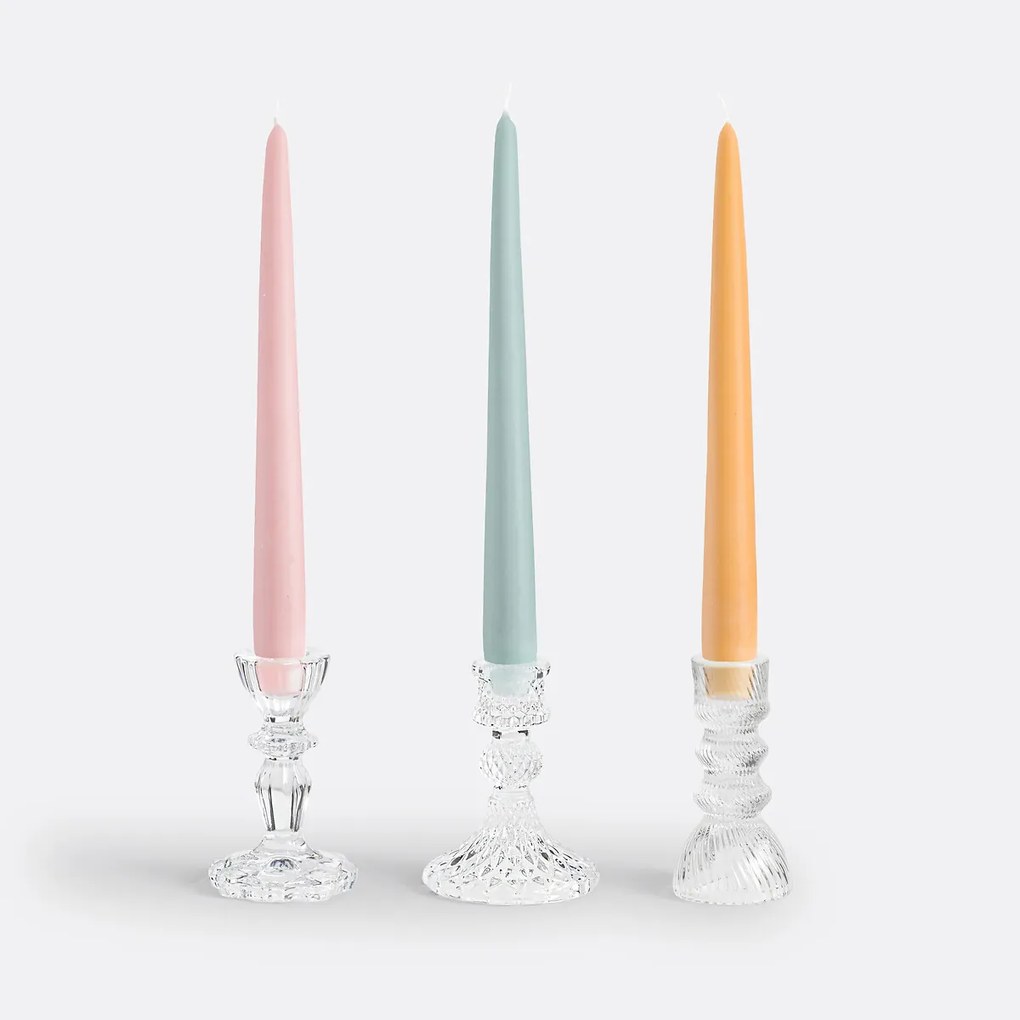 Kandelaar in glas H11 cm, Carsa