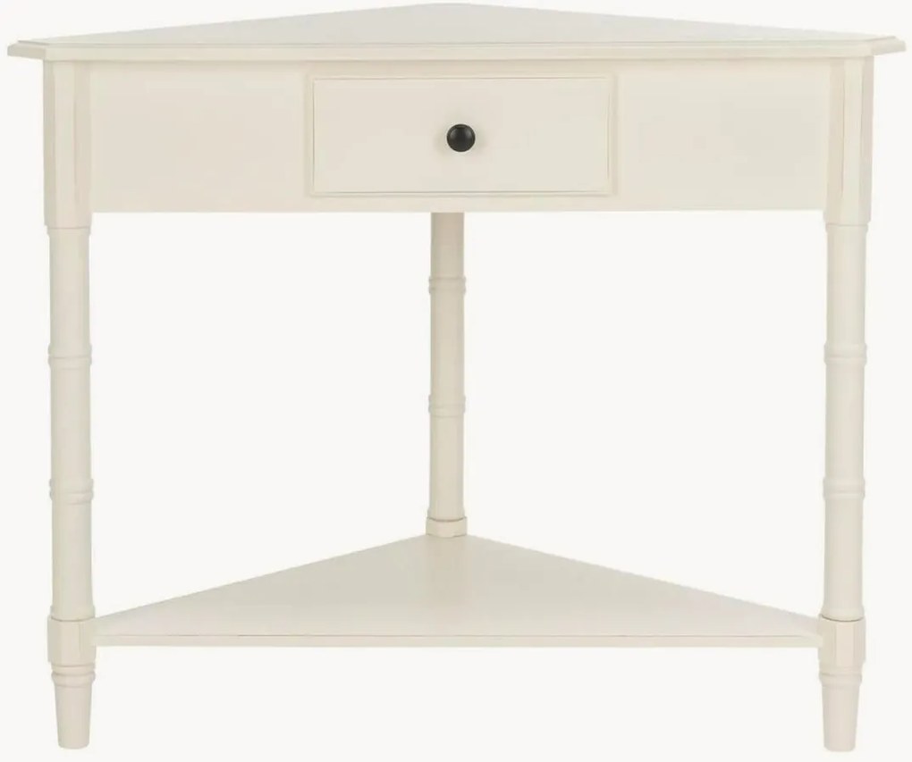 Houten hoekconsole Contemporary met lade