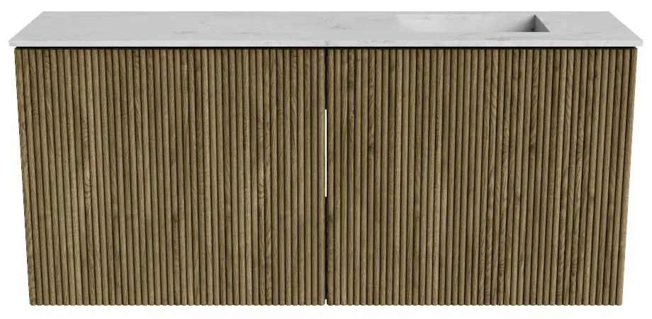 Mondiaz Joya DLux 90cm toiletmeubel dusk met wastafel faye rechts 1 kraangat opalo