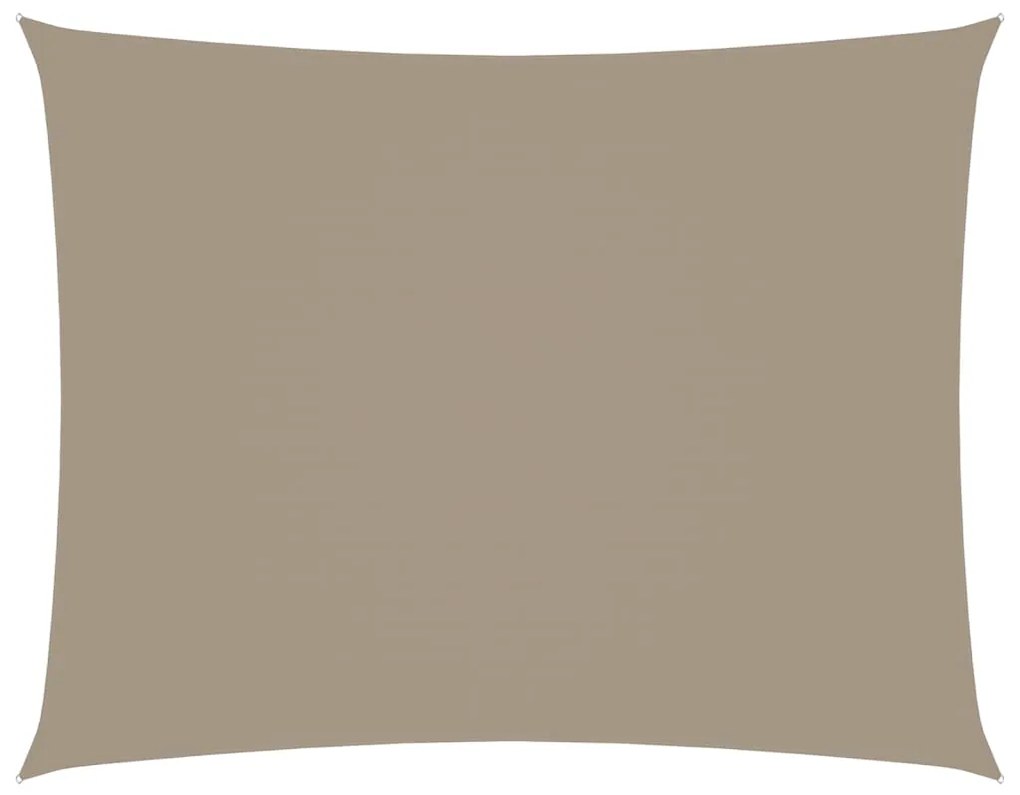 vidaXL Zonnescherm rechthoekig 2,5x3,5 m oxford stof taupe