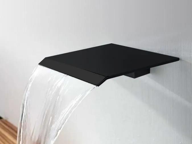 Best Design Dule waterval muuruitloop badkraan mat zwart