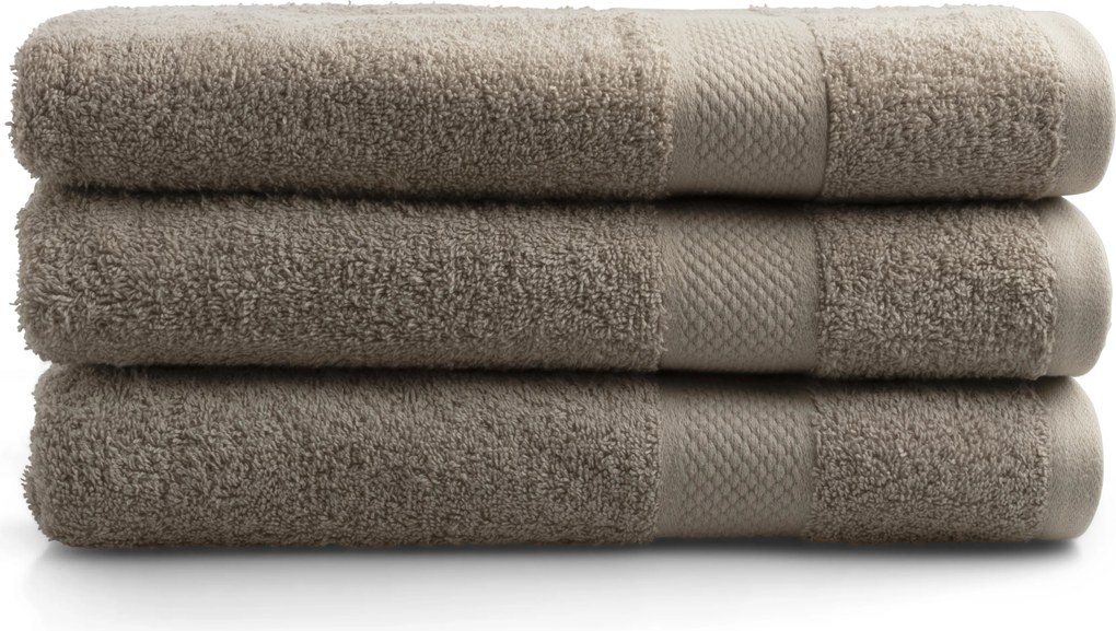 Handdoek Hotel Collectie - 70x140 - 3 stuks - taupe