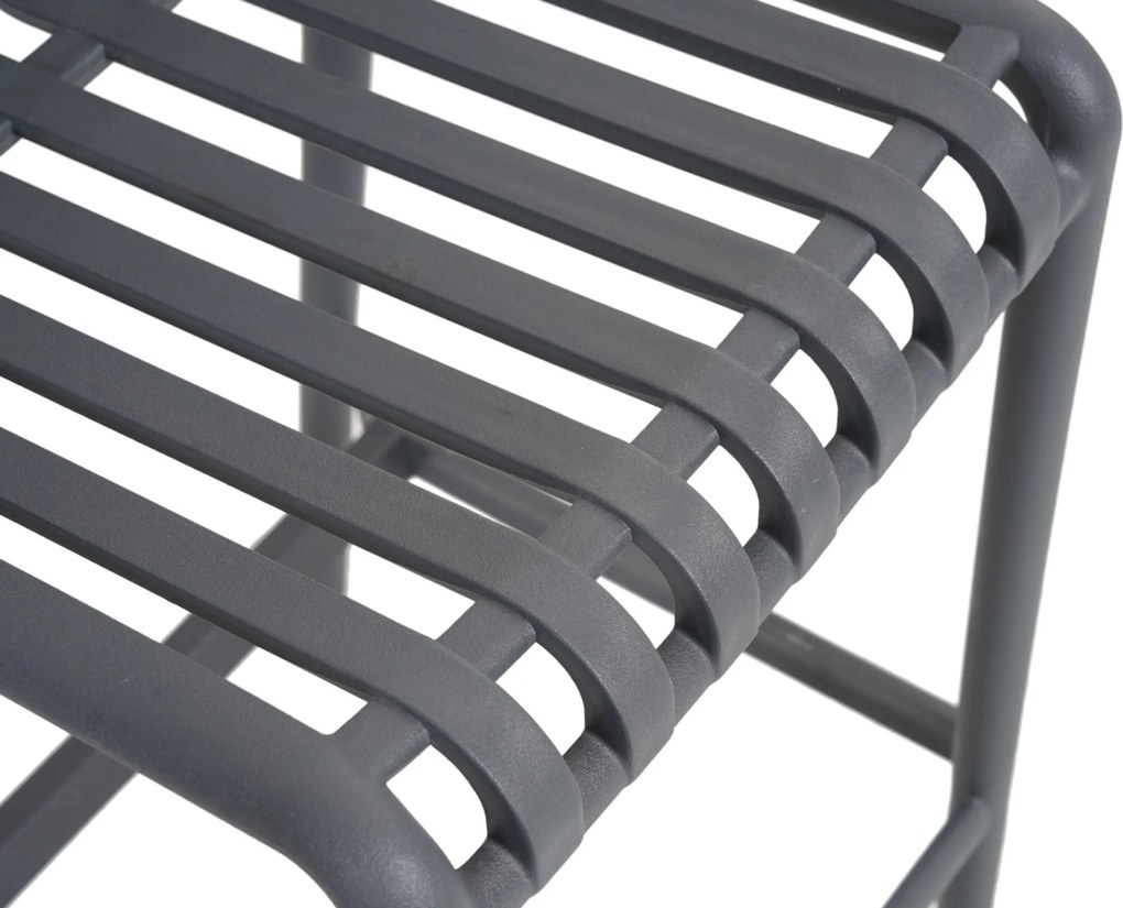 Barstoel Kunststof Grijs-antraciet Domani Furniture Alba  antracite