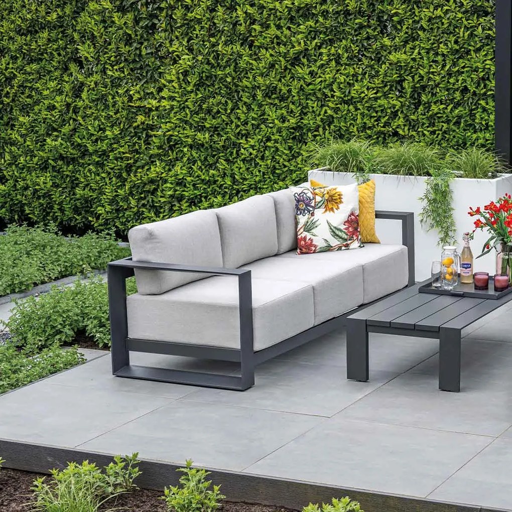 Garden Impressions Malakka loungebank - donker grijs