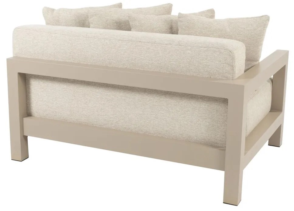 4 Seasons Outdoor Raffinato 1,5-zits loungebank rechts latte  Loungebank    beige weerbestendig