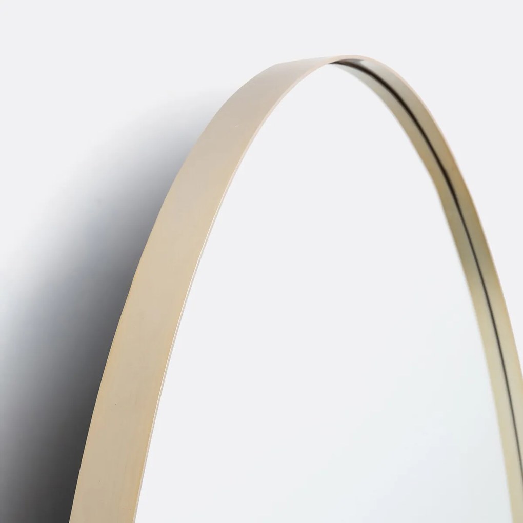 Ronde metalen spiegel, diameter 120 cm, IODUS