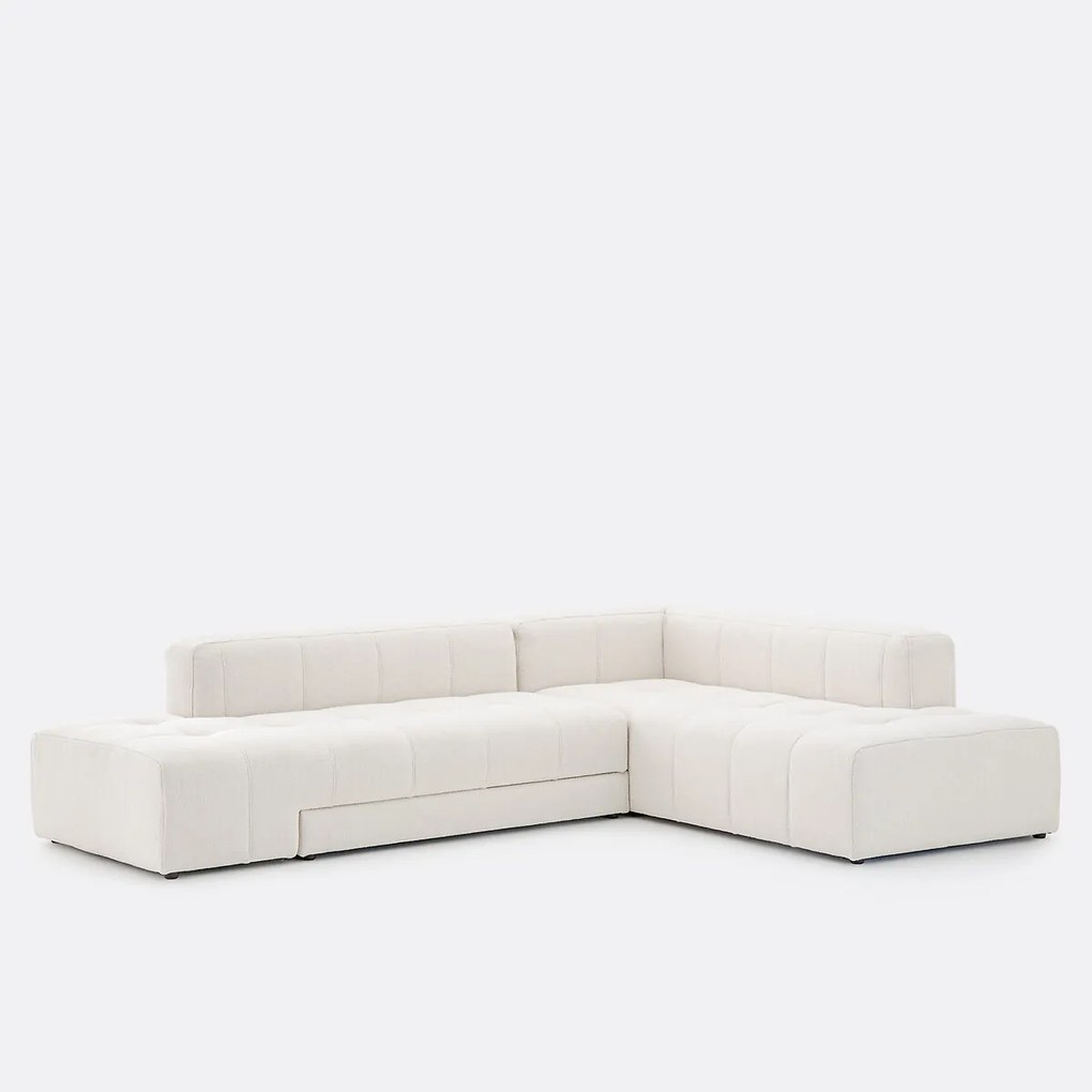 Rechte bank, omvormbaar, in fijne badstof, FANO