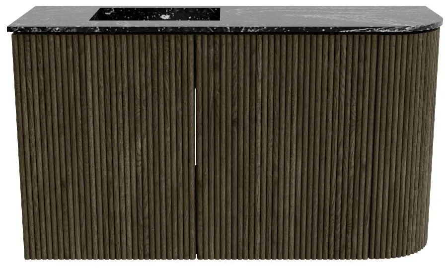Mondiaz Joya DLux 70cm toiletmeubel ronding rechts shadow met wastafel faye links zonder kraangat lava