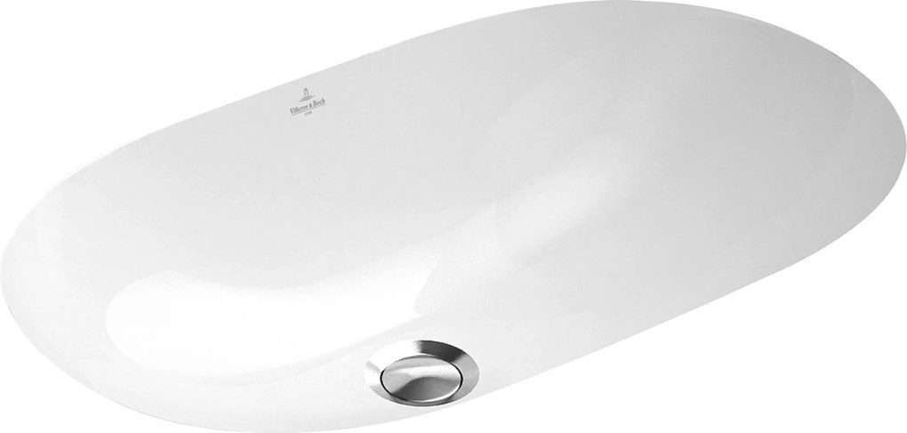 Villeroy & Boch O.Novo onderbouw wastafel zonder kraangat 53x32cm wit alpin