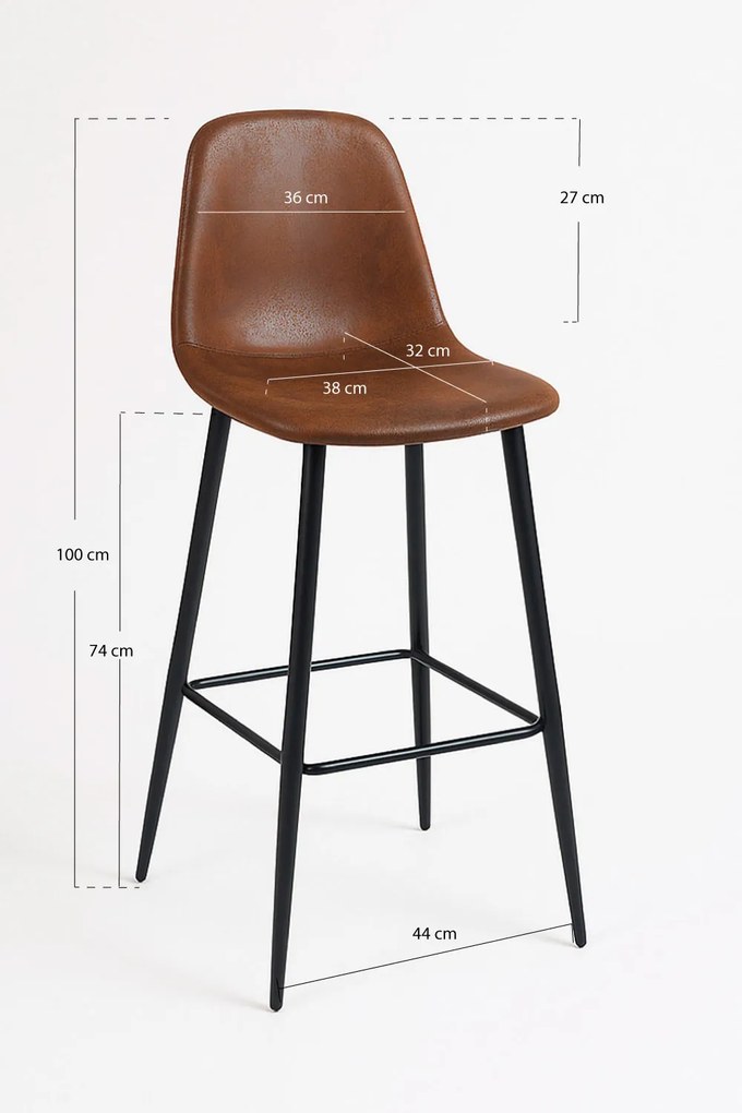 Zwarte Teok Kunstleer