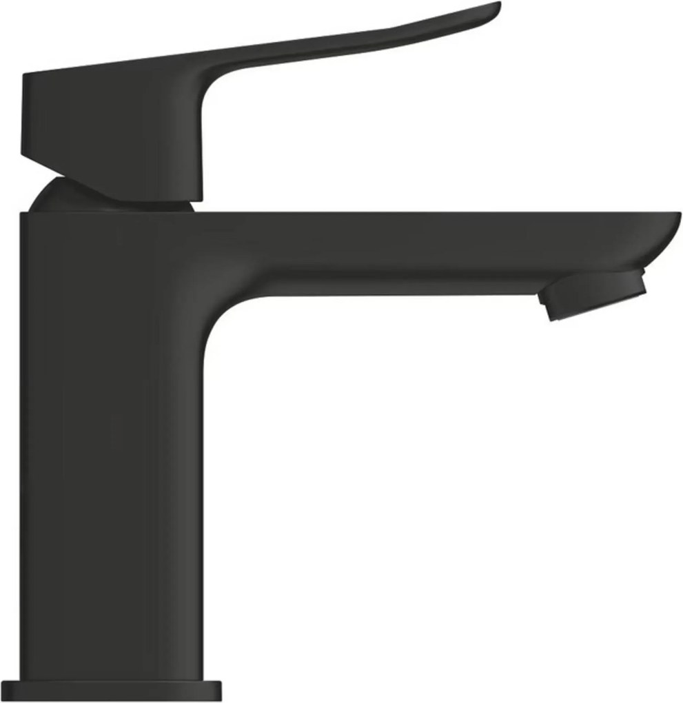 Grohe Dice S-Size wastafelkraan met koude start en push-open waste matte black