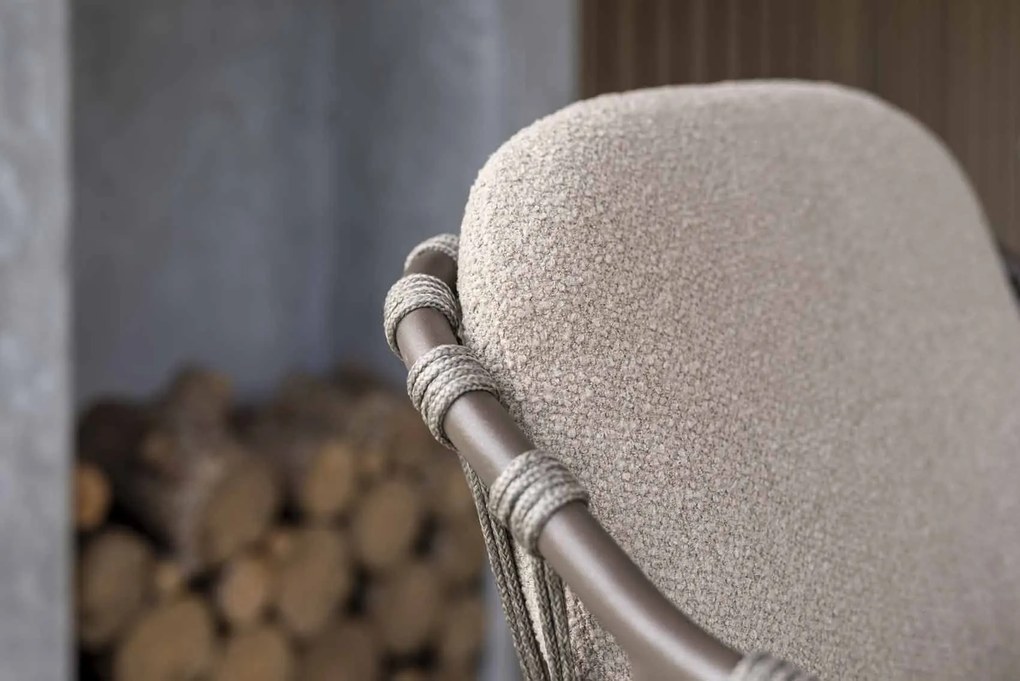 4 Seasons Outdoor Capalbio tuinset terre met Arizona tafel met keramisch blad 240 cm Tuinset   bruin weerbestendig