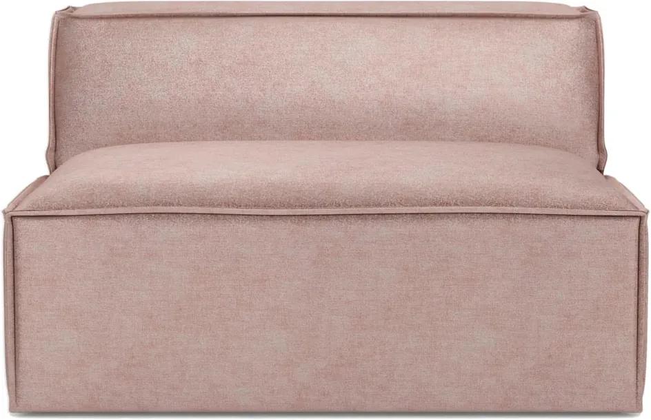 Rivièra Maison - The Jagger Center 125cm, velvet, blossom - Kleur: roze