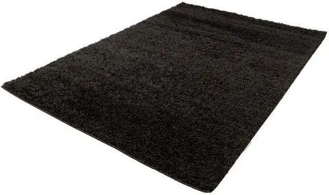 Hoogpolig vloerkleed, »Shaggi uni 500«, Carpet City, rechthoekig, hoogte 30 mm, machinaal geweven