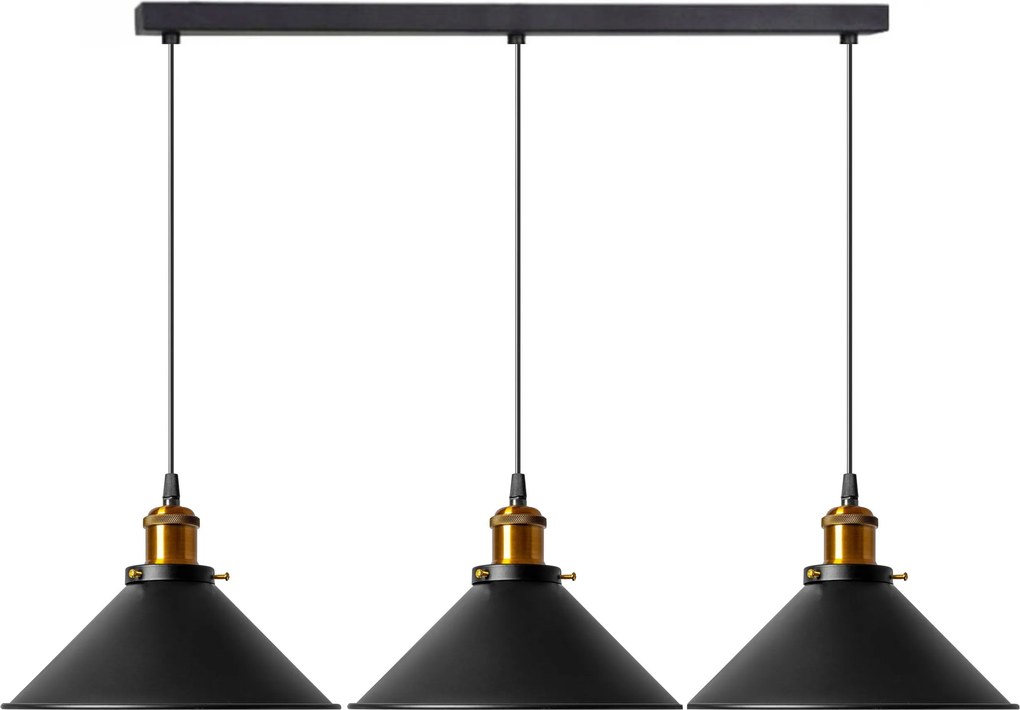 DAKLAMP PORTO ZWART 3CP