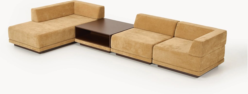 Modulaire hoekbank Colin (4-zits) met salontafel