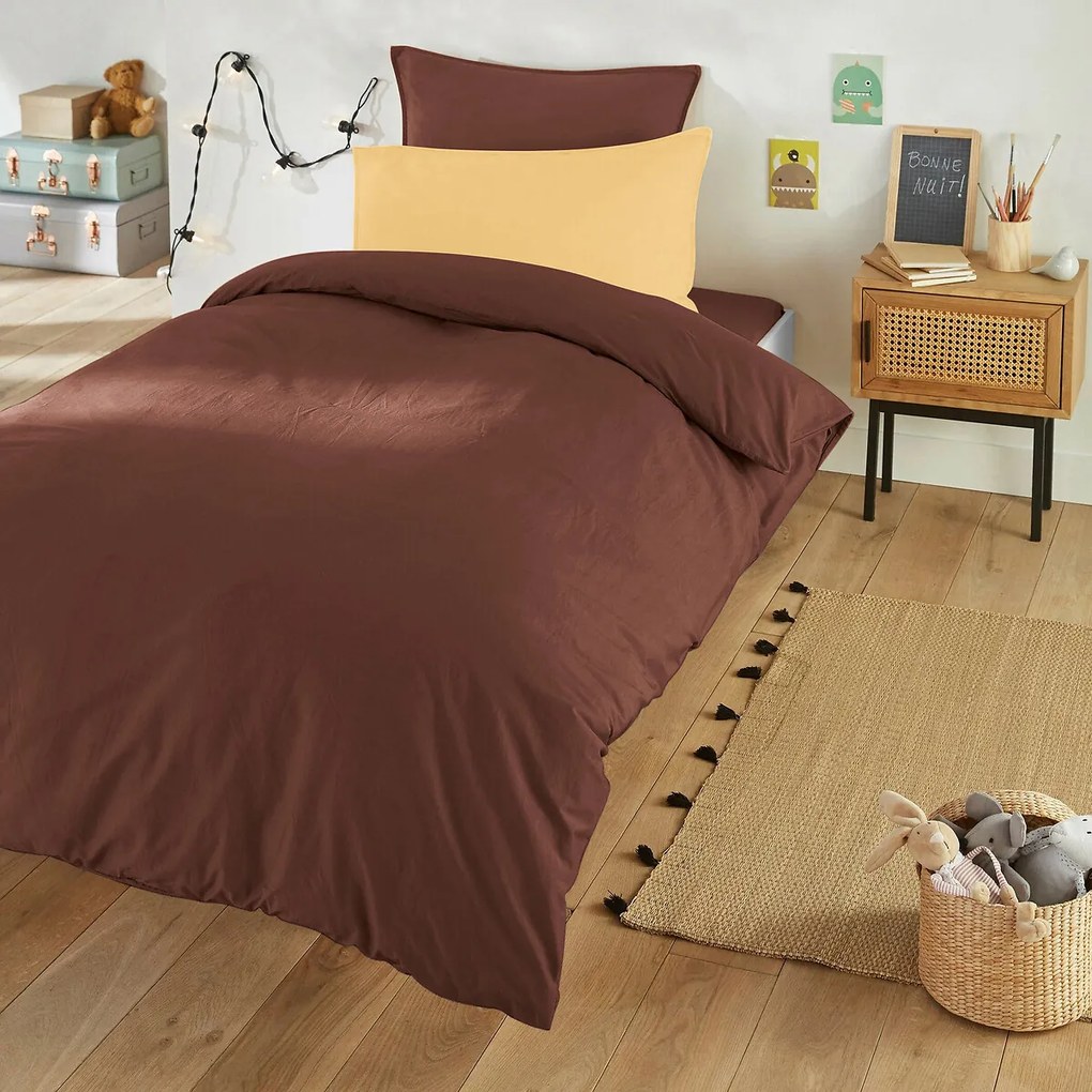 Dekbedovertrek in gewassen katoen, Scenario