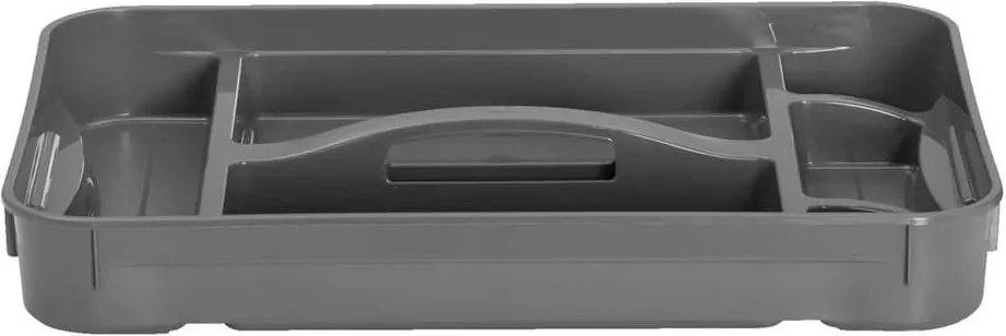 Kis tray opbergbox M-XL - grijs - 7x35,5x52 cm - Leen Bakker