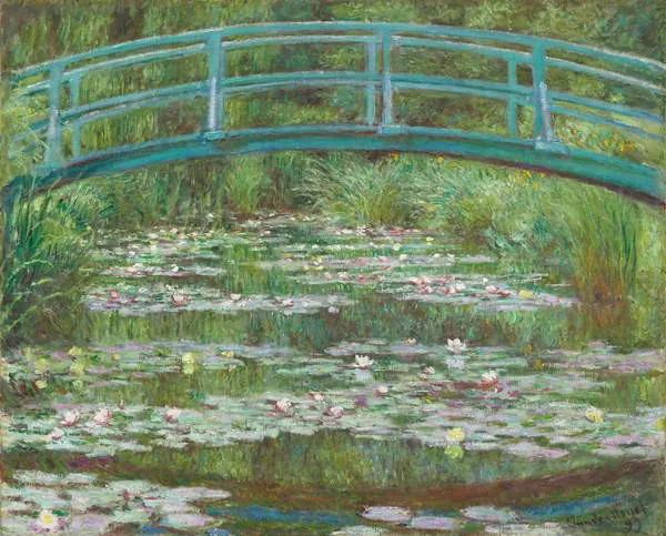 Claude Monet - Kunstdruk The Japanese Footbridge, 1899, (40 x 30 cm)