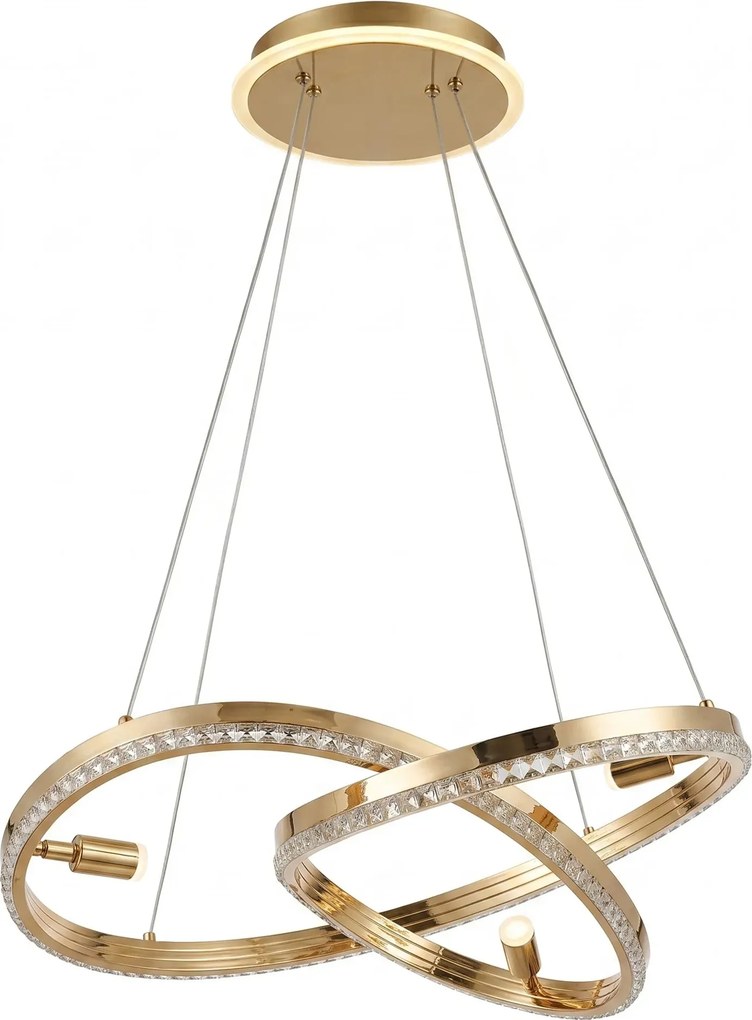 HANGENDE PLAFONDLAMP LED G158-CP GOLD