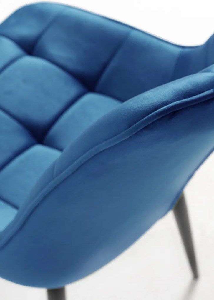 Pack 4 Cade Fluwelen Stoelen