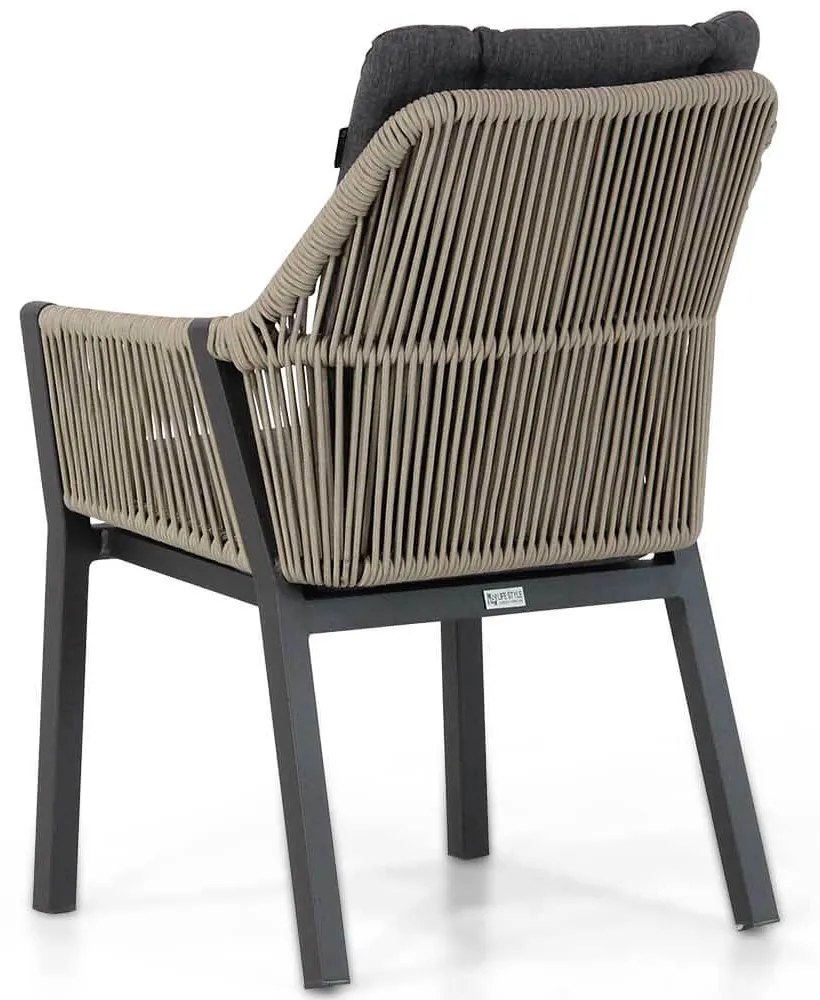 Tuinset 2 personen 90 cm Rope Taupe Lifestyle Garden Furniture Verona/Veneto