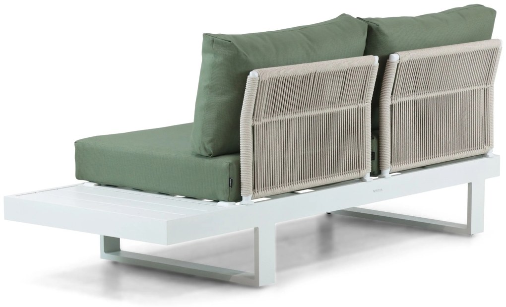 Hoek loungeset 5 personen Aluminium Wit  Lifestyle Garden Furniture Lorenzo