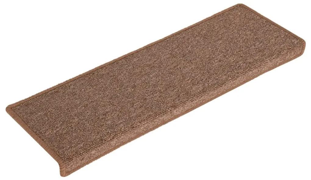 vidaXL Trapmatten 15 st 65x25 cm bruin