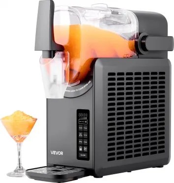 VEVOR Slushie Machine, 2.5L Capaciteit, Bevroren Drankenmaker met 5 Vooraf Ingestelde Programma's, Zelfreinigende Margarita Machine, Bevroren Margarita's, Frappés, Milkshakes