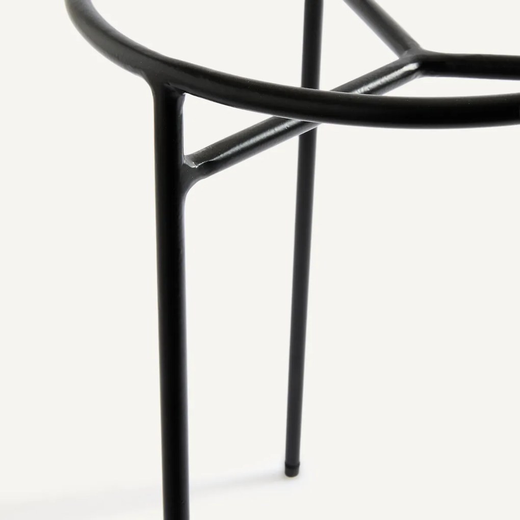 Stalen metalen standaard voor de Florian-bloempot, hoogte 37 cm, FLORIANA