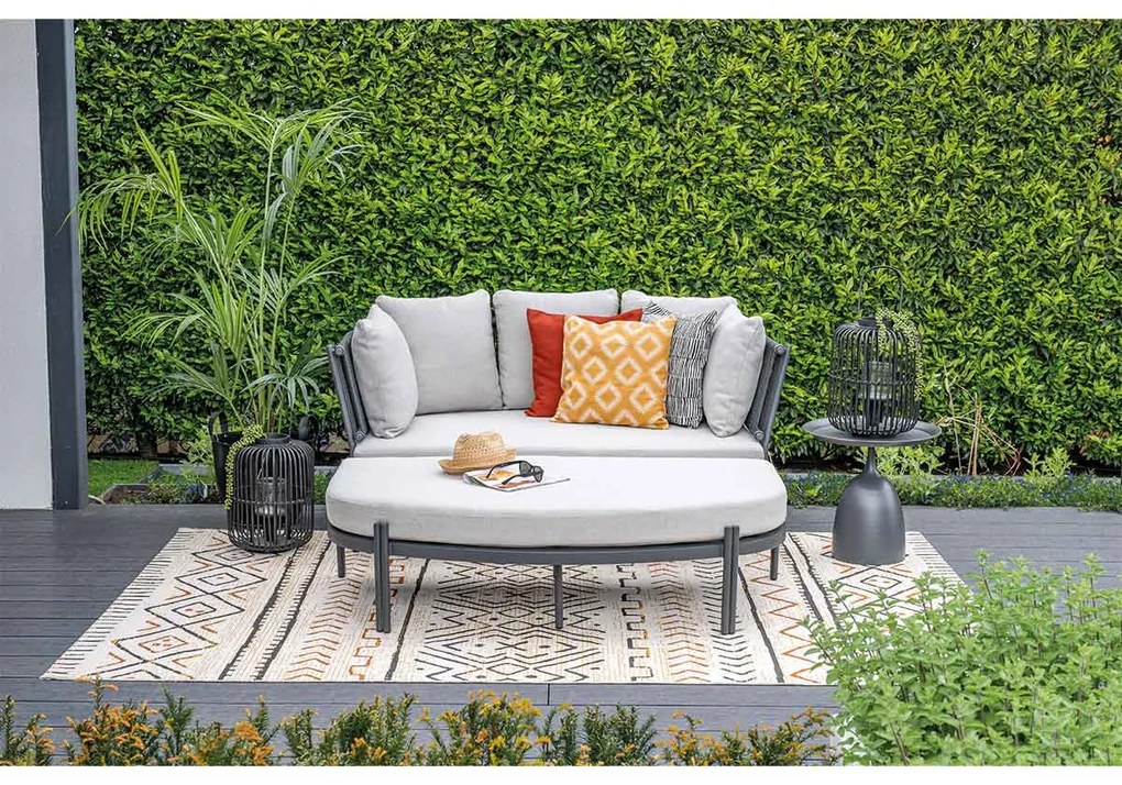 Garden Impressions Atlanta lounge ligbed - daybed - donker grijs