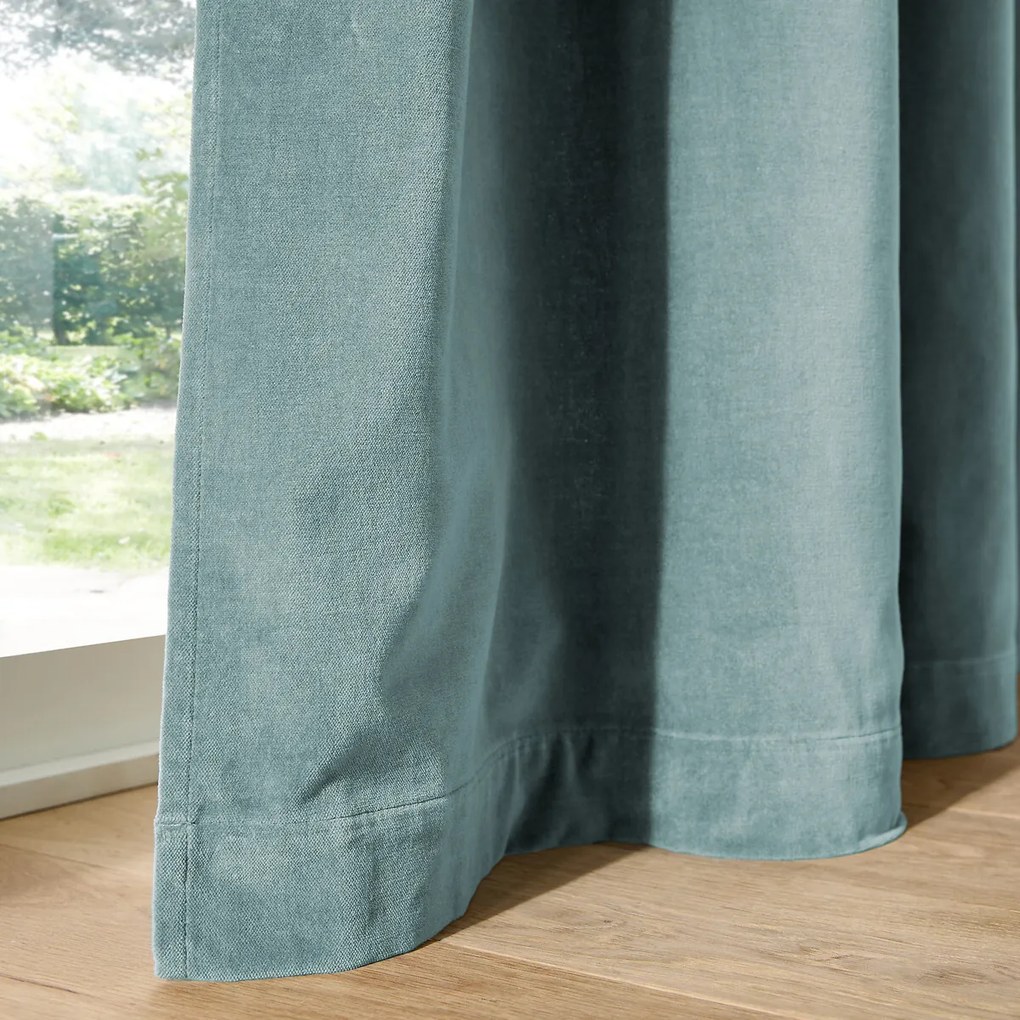 Gordijn in fluweel met oogjes Velvet