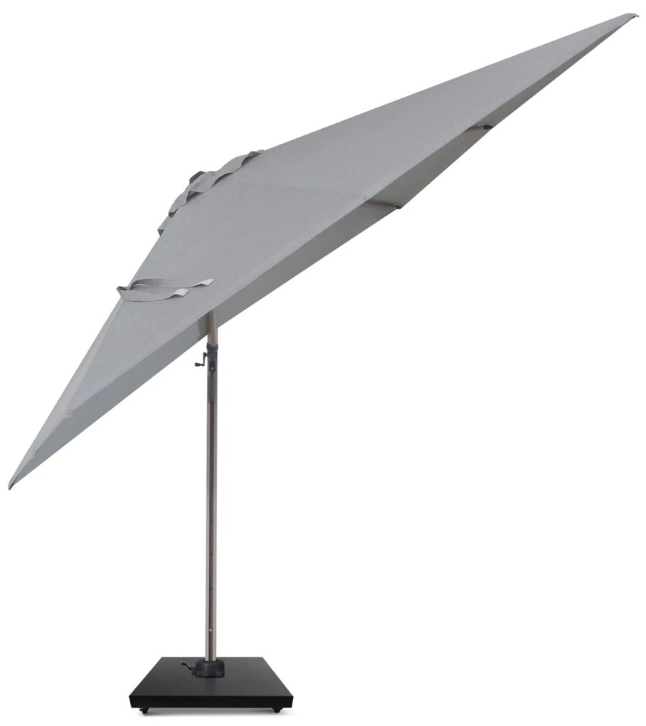 Zweefparasol 3x3m S2 Excellent (excl. voet) Grijs-antraciet Camello Luna