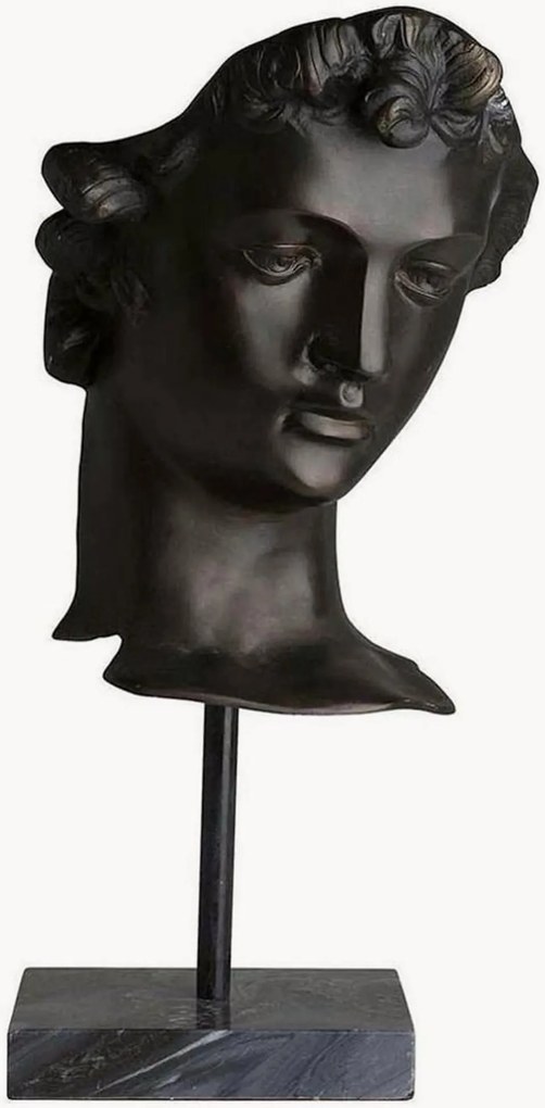 Decoratief object David op marmeren voetstuk