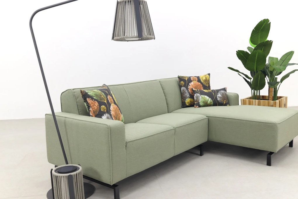 Boavista Sunbrella loungebank chaise longue - Heritage leaf - 2-delig - links