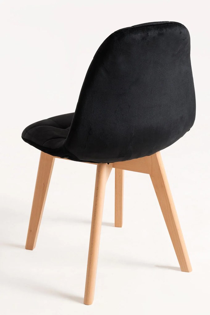 Set 4 Kelen Fluwelen Stoelen