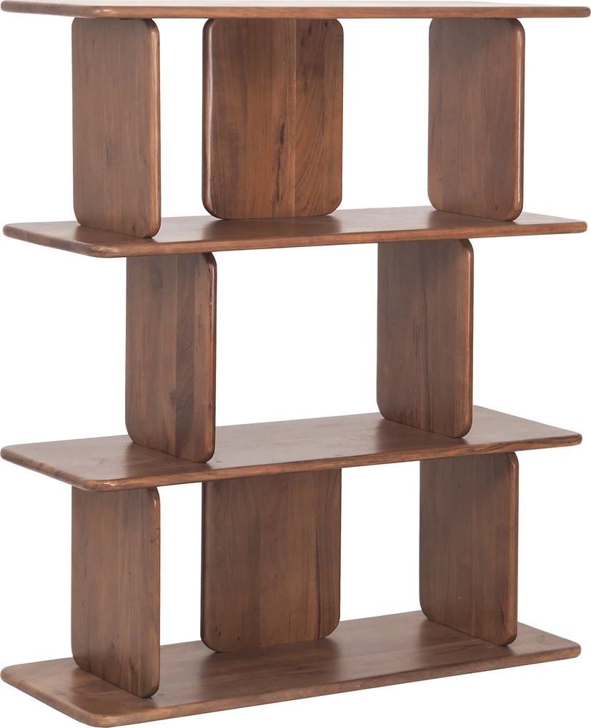 Open Wandkast Bruin - 120x45x140cm.