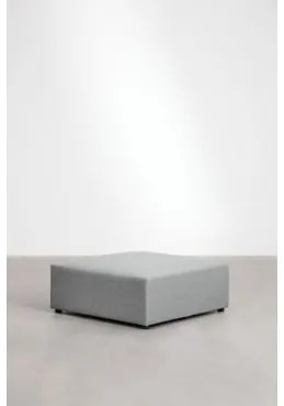Poef Van 90x90 Cm Voor Modulaire Bank Kata Stof Szary - Sklum