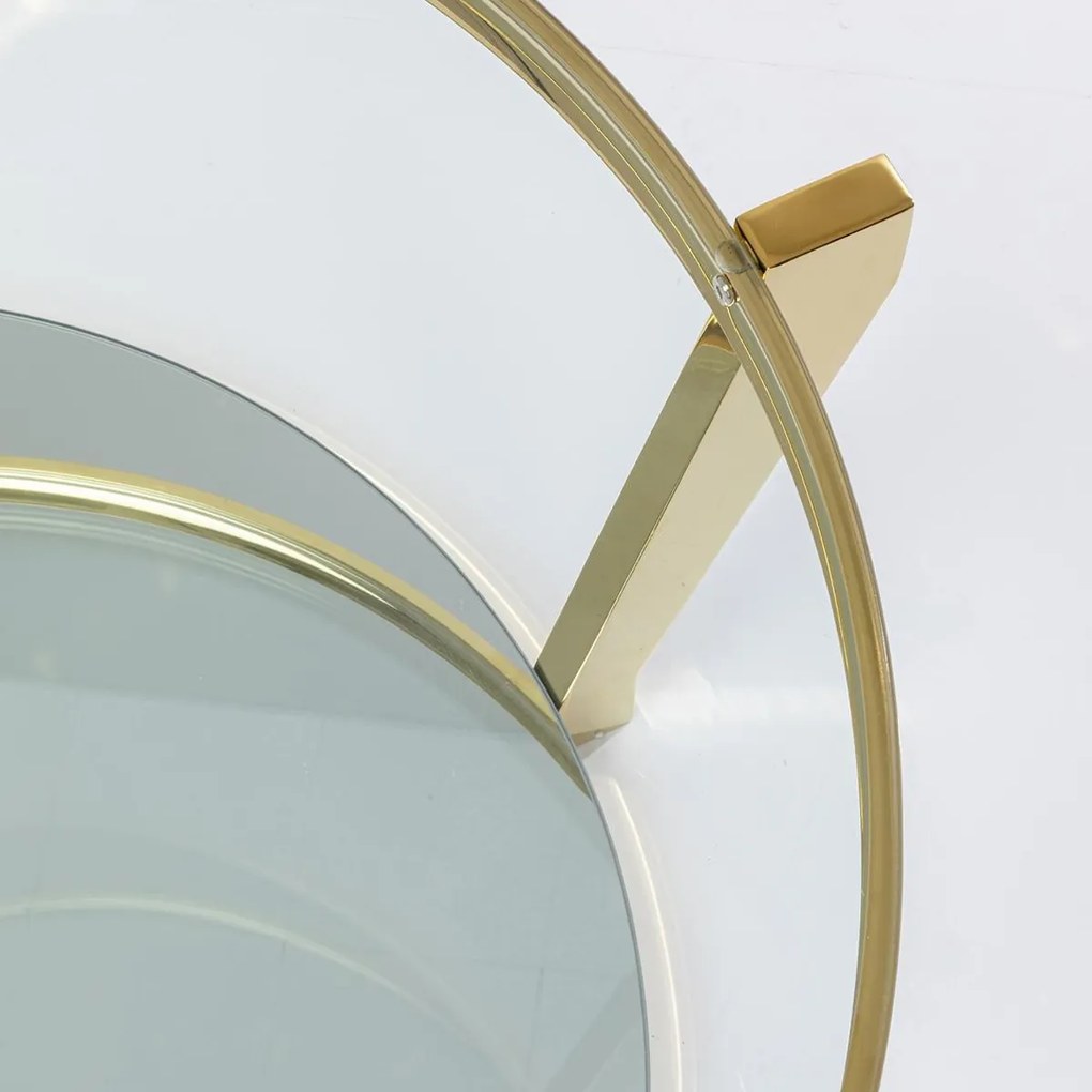 Gouden Salontafel Rond - 90 X 90cm.