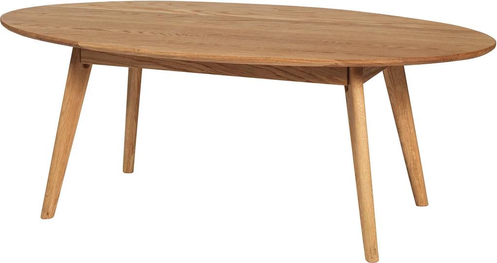 Nordiq Yumi coffee table - Salontafel - L130 x B65 x H48 cm - Naturel- Salontafel - Bijzettafeltje - Eikenhout - Scandinavisch design