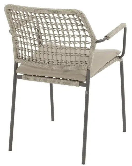 Taste by 4 Seasons stapelbare Barista tuinstoel terre Tuinset bruin weerbestendig