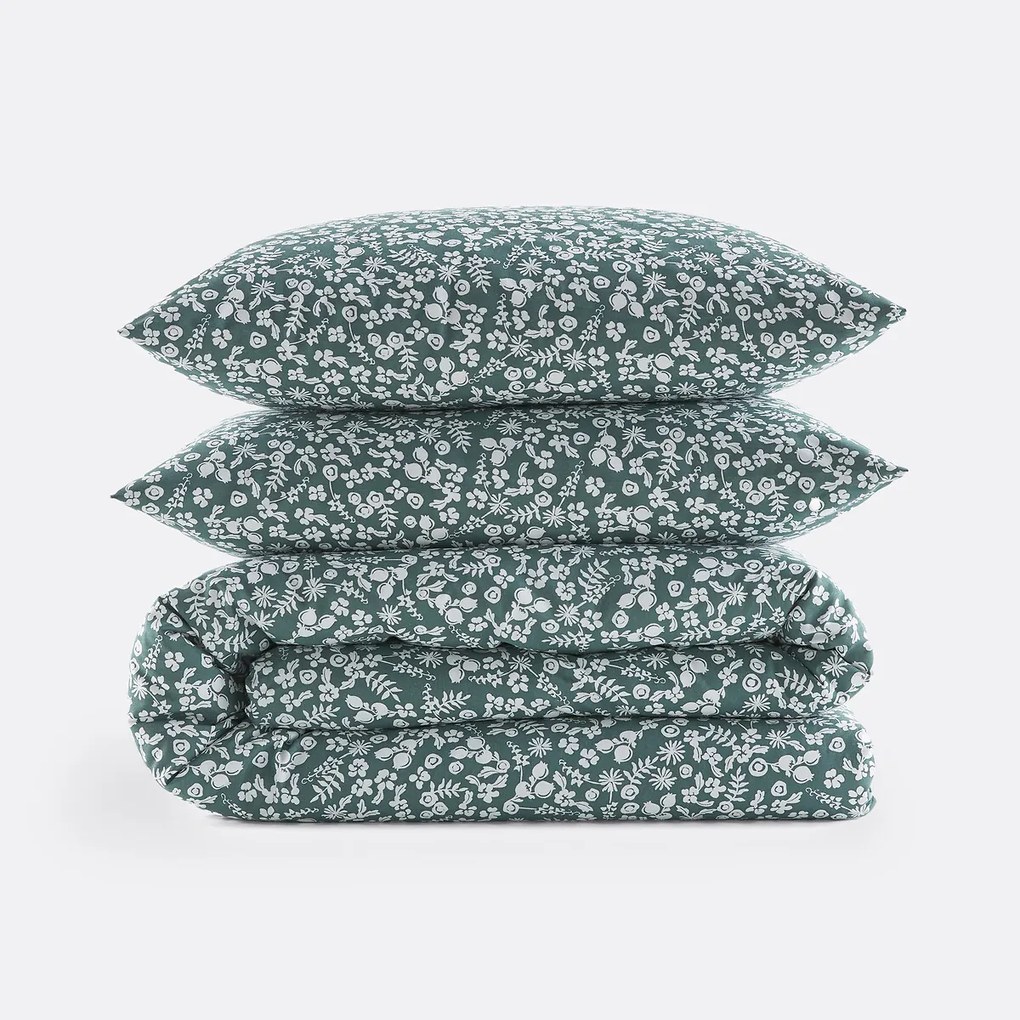 Bedset in katoen, rechthoekige kussensloop, Glynis