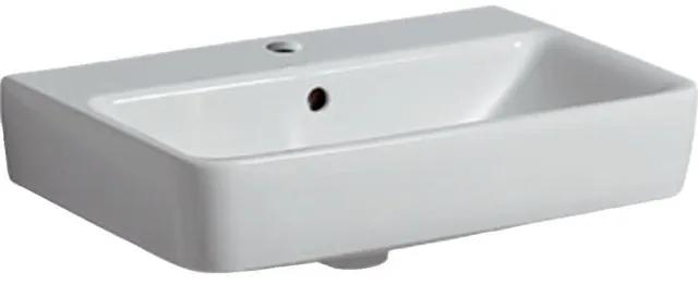 Geberit Renova Compact wastafel compact met kraangat met overloop 55x37x17cm wit 226155000