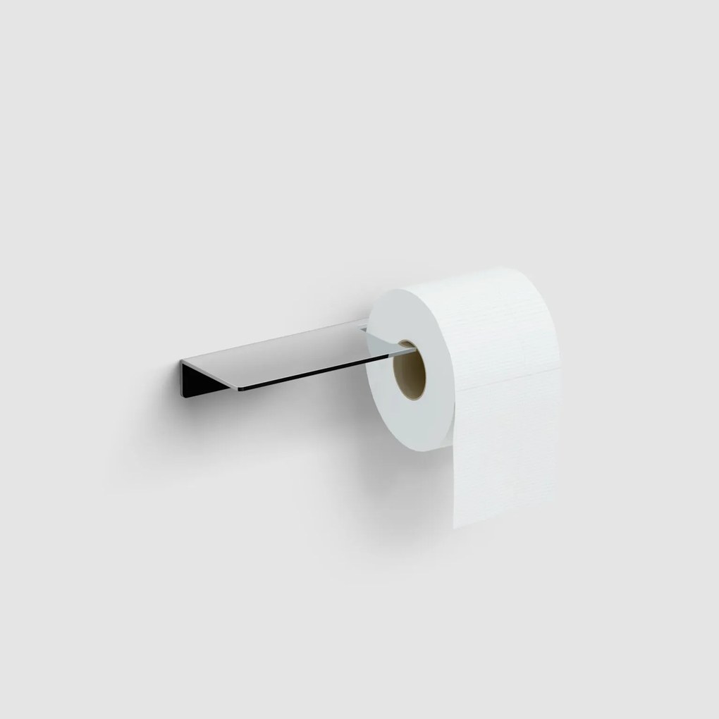 Clou Fold toiletrolhouder met planchet chroom