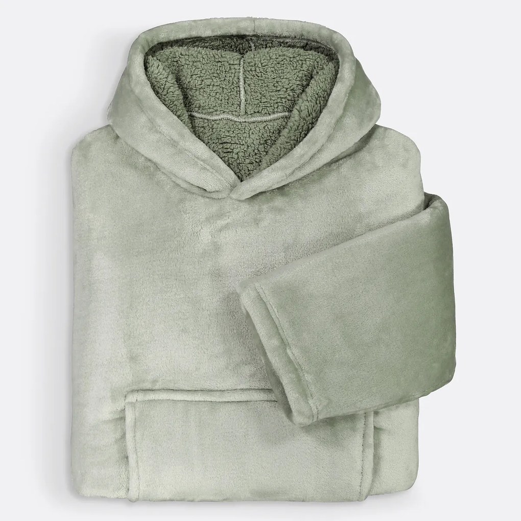 Plaid fleece sweater maat S/M, Javi