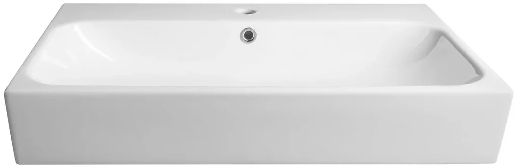 Sapho Toridi keramische wastafel 76x46,5cm wit
