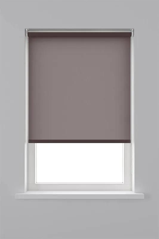 Decosol Rolgordijn Lichtdoorlatend - Bruin 120 x 190 cm